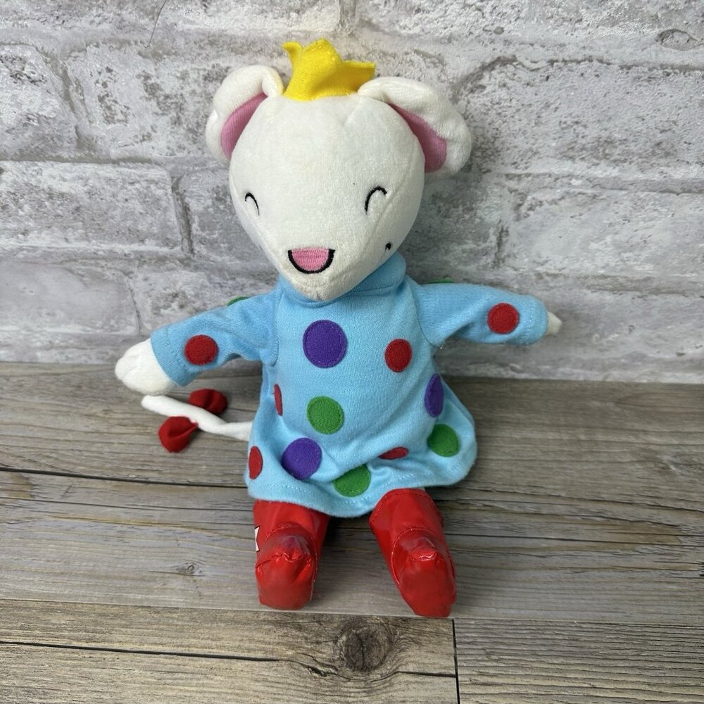 1996 MERRY MAKERS LILY & Friends MOUSE 9” Plush Figurine Complete Vintage 4196